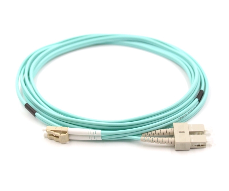 FBR-MM-OM3-LC-SC-2M LC-SC (MM) MULTI MODE OM3 FIBER PATCH KABLO - 2 METRE