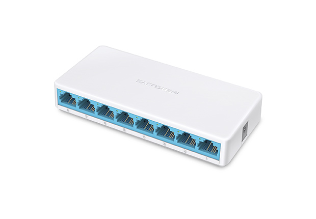 MERCUSYS-MS-108 MERCUSYS MS-108 8 PORT 10/100Mbps ETHERNET SWITCH / HUB