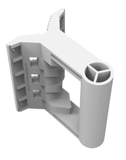 QME Mikrotik QMP Quick Mount Extra Montaj Aparatı ( Duvar ve Boru bağlantısı) Yatay Dikey Açılı