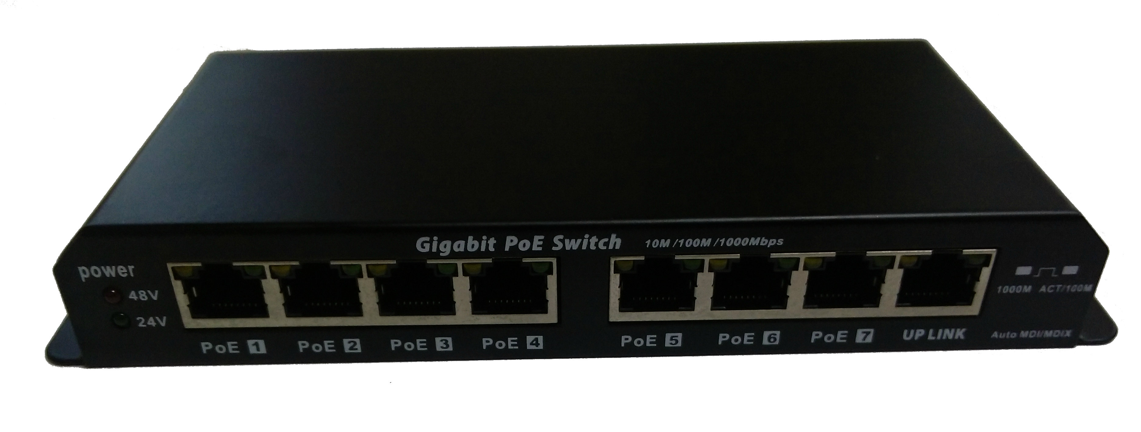 OEM-8-PORT-GB-POE WINET 8 Port Gigabit POE Swich - 7 Port Poe (24/48V ) 1 Port Uplink